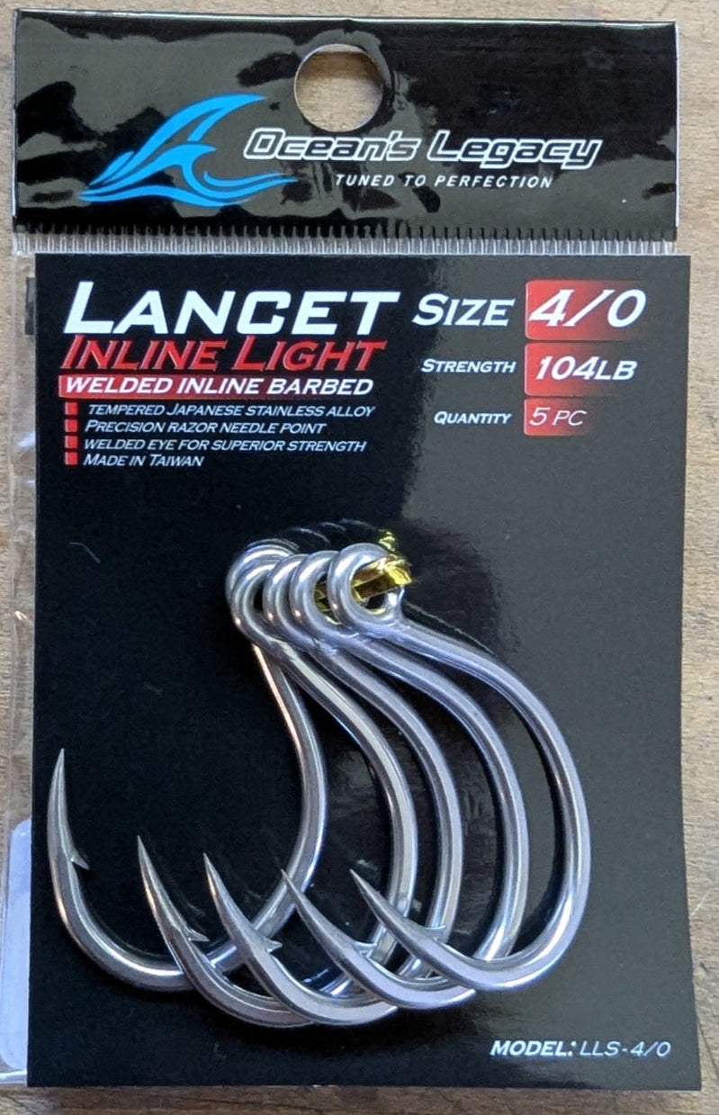 Lancet Light Inline Hooks