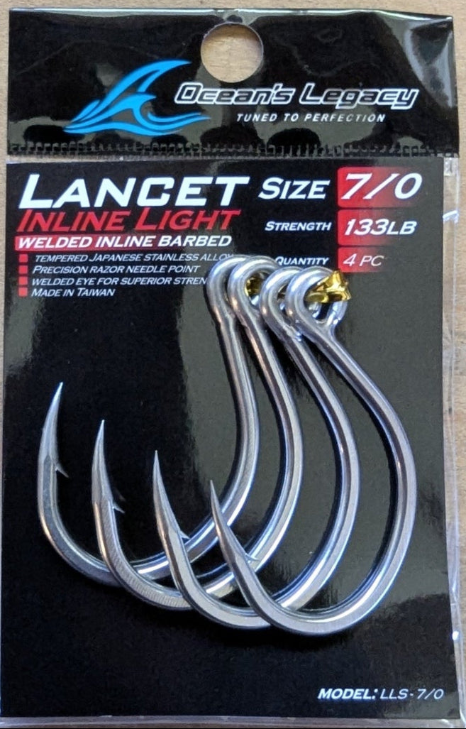 Lancet Light Inline Hooks