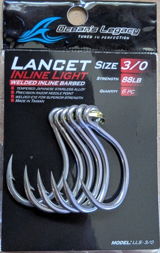 Lancet Light Inline Hooks